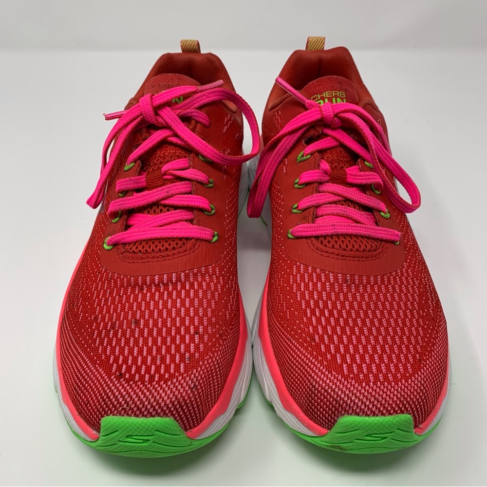 Skechers Max Cushioning Elite Spark Red and Pink Size 10 - Picture 6 of 16